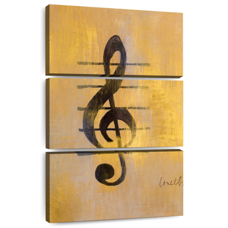 Abarca Treble Clef, 74" H x 48" W