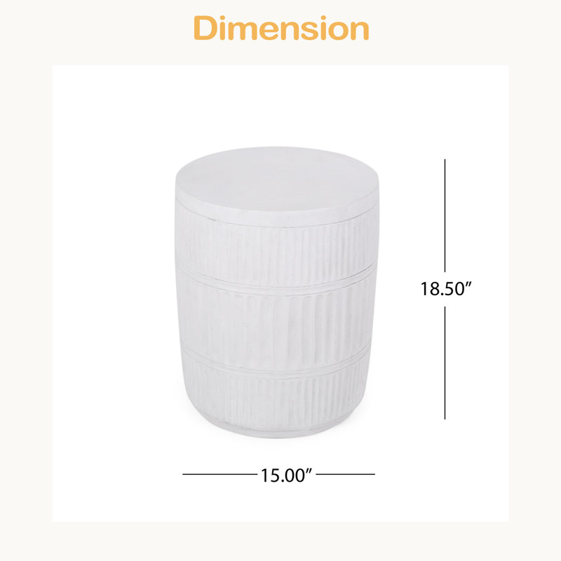OUTDOOR PATIO END TABLE
