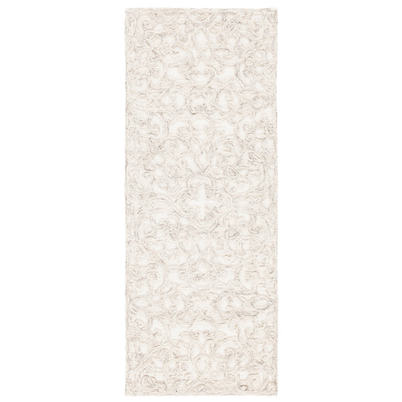 Tapis en laine et coton touffeté à la main Sarina, Rectangle 3 pi x 5 pi