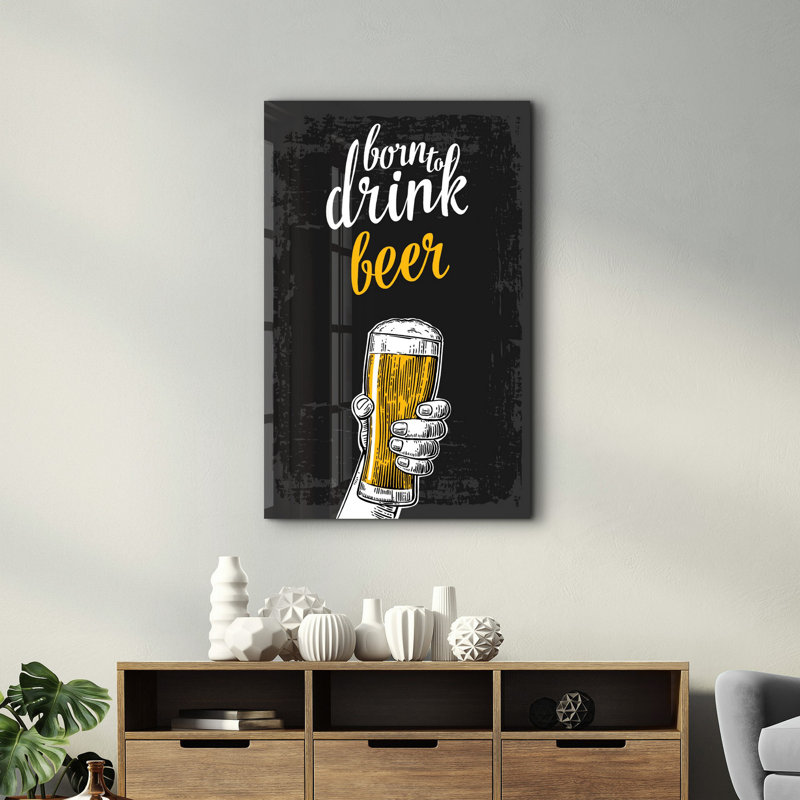 Peinture décorative en verre trempé