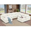 Canapé modulaire réversible en chenille de 143,2 po de largeur Worthland (8 pièces)-410538524