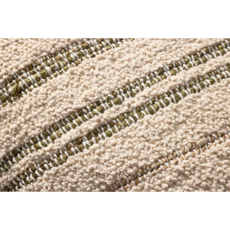 Coussin décoratif Amber Lewis x Loloi Atley, Naturel / Olive, Polyester