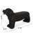 Lightweight Concrete Dog Still Bench - Design, No Assembly Required, 31.69" W X 8.72" D 16.26" H Attractive Refined Theme, Concrete, Assembly,