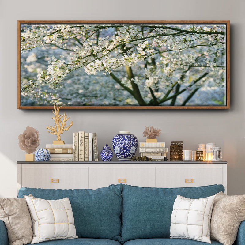 In All Your Glory- Framed Canvas, 12" H x 30" W