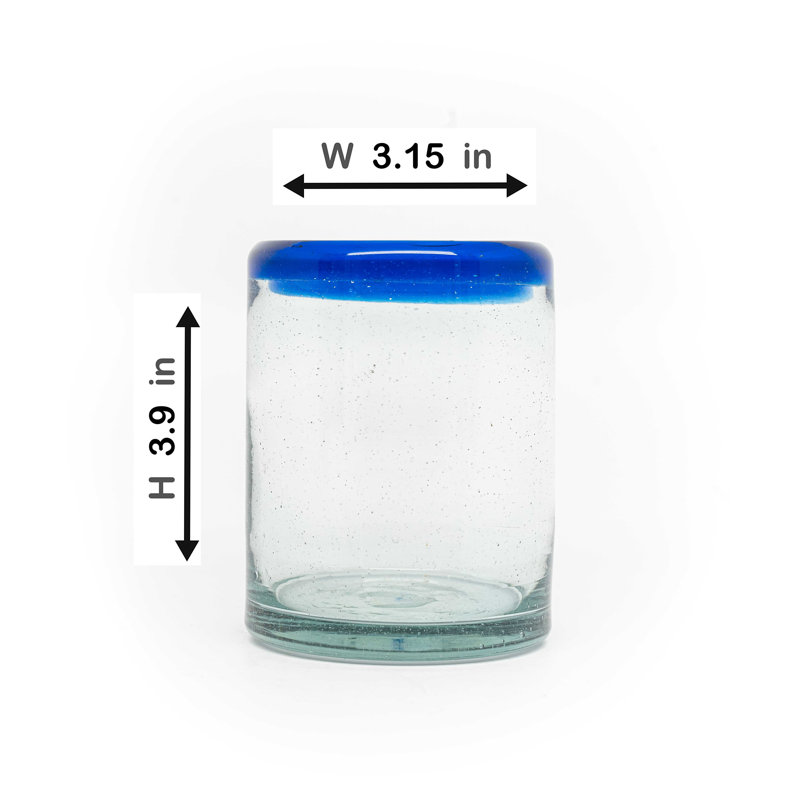 10oz. Handmade Drinking Glass Set