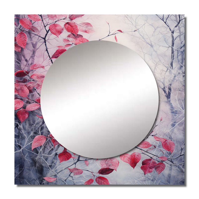Liselore - Grand miroir carré pour décoration murale, 36 po x 36 po