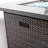 Outdoor Fire Table Propane Gas Fire Pit Table With Lid Gas Fire Pit Table With Glass Rocks And Rain Cover