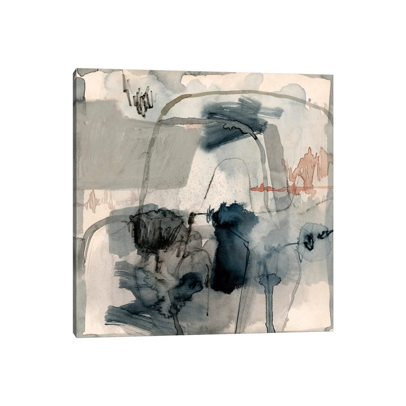 Torrential I by Victoria Barnes - Wrapped Canvas Painting, 45.72 cm H x 45.72 cm W x 1.91 cm D