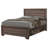 Washed Taupe Queen Storage Bed
