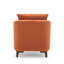Upholstered Barrel Chair With Footstool-621097161