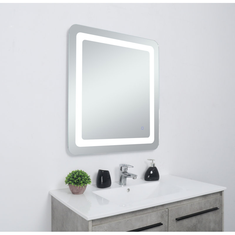 Miroir mural Juliane, Rectangle, 30 po x 24 po