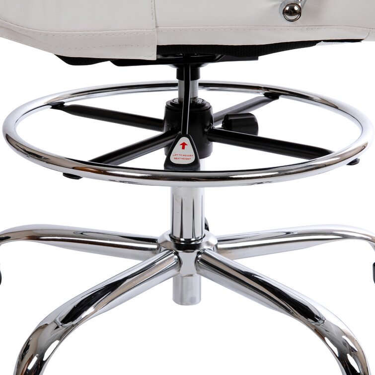 20 Chrome Office Chair Stool Foot Ring - Crandall Office Furniture