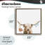 Cadre flottant Highland Cow Baby Boy, design par Ali Lynne-225843948-225843950