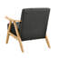 Siège et dossier rembourrés en tissu d'hévéa massif Modern Home Furniture-379633-27893727