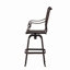 Tabouret de bar en métal pour l'extérieur