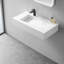 Salle de bain murale ou de comptoir 36 po avec surface solide en forme de bol à losanges-67801190
