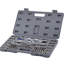 Ensemble de robinets et de matrices, ensemble de robinets 60 PCS métriques et sae avec étui de rangement en métal, enfileur de tuyaux en acier au carbone pour l'intérieur et l'extérieur, ensembles de tarauds et de matrices utilisés pour créer de no