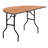 Wofford 60" Half-Round Wooden Folding Event Table
