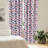 East Urban Home 4th of July 4-Panel Curtains, Grunge Pattern USA, Ruby Violet Blue White-301116586