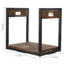 43.9 cm W Firewood Log Storage Holder Rack