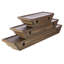 Ensemble de 3 tablettes murales en bois Runge-1560225652