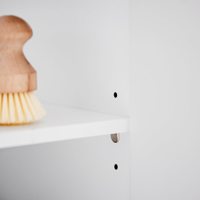 Meservey 60cm Single Bathroom Vanity Base Only in White