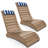 HDPE Patio Chaise Lounge, Waterproof Ergonomic Design with 3-Position Adjustable & Headrest, for Pool, Deck & Beach-249835296