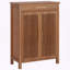 Armoire de rangement à chaussures à 5 niveaux avec portes à persiennes et tiroir