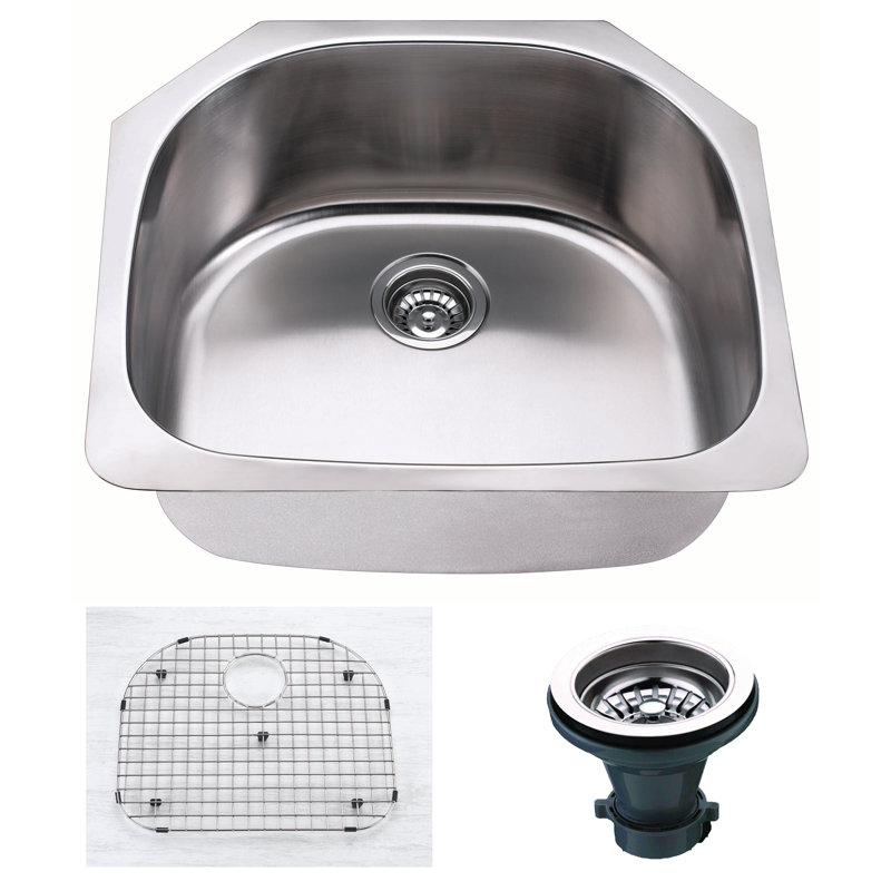 24" L x 21" W Undermount Kitchen Sink