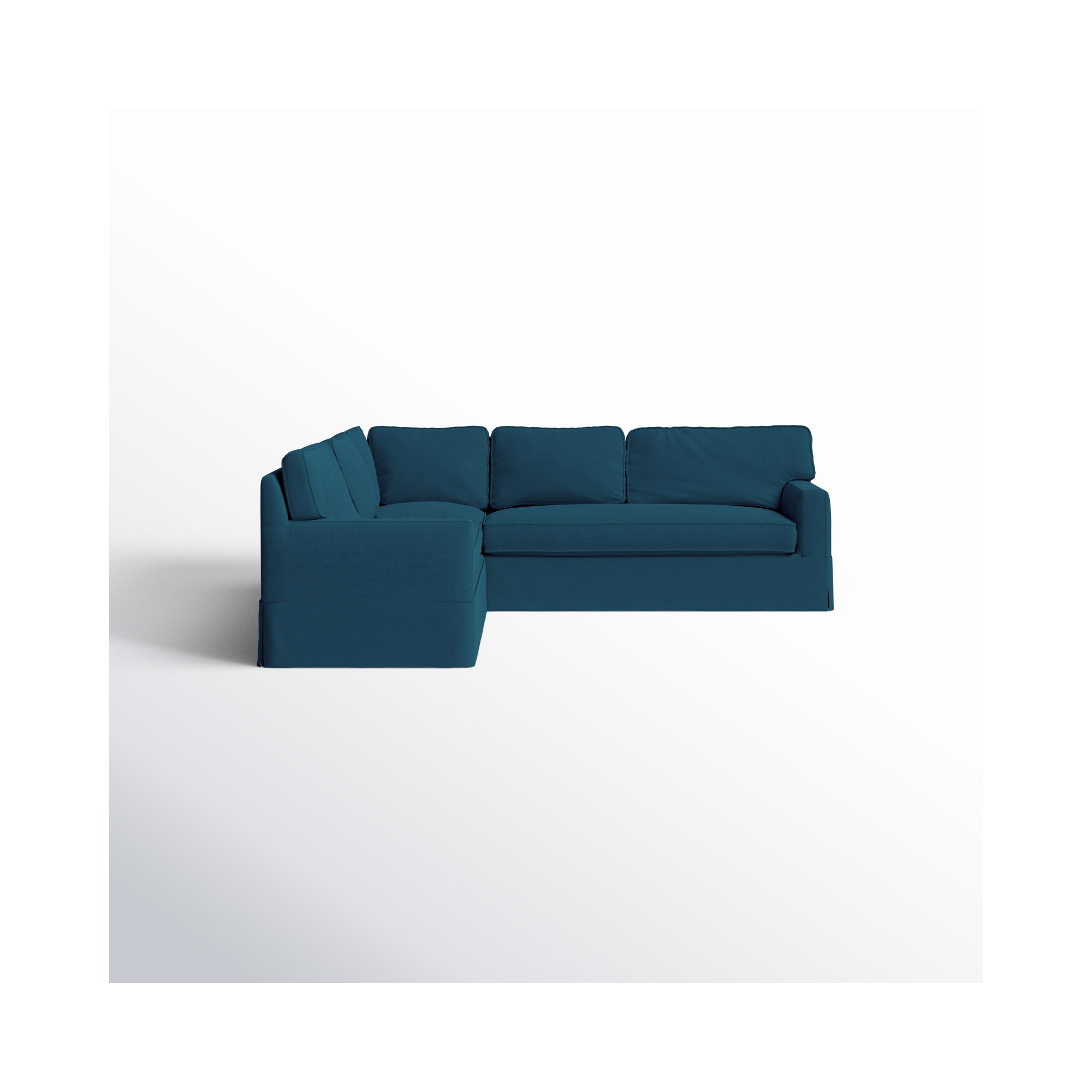 Taylor Upholstered L-Sectional, Bayou Midnight Canvas