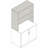 Essentials 2-Shelf Stack-On Bookcase-106462755