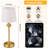 NIORSUN Cordless Touch Table Lamps Set Of 2 - Rechargeable Battery Operated With Fabric Shades, 3-Way Dimmable Warm White Light