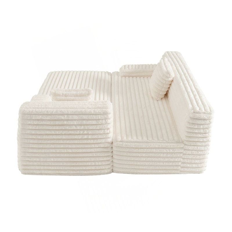 Canapé modulaire 110 po Cloud, Beige