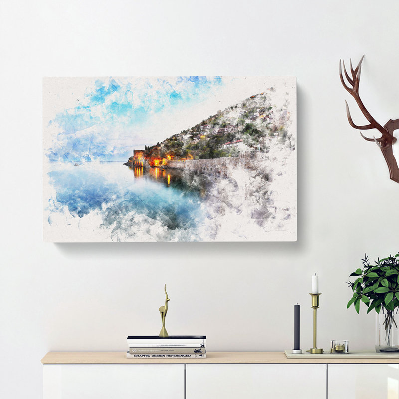 Alyana In Turkey At Night - Wrapped Canvas, 35cm H x 50cm W x 3cm D