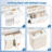 20.5‘’ - 95.7'' W Wall Cabinet with Drawer, Door and Hanging Rods-113103552
