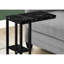 Table d'appoint contemporaine avec structure et plateau en marbre noir