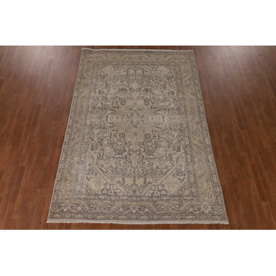 Distressed Traditional Area Rug 6x10