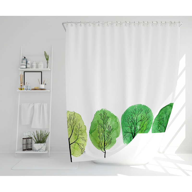 Elizzabeth Polyester Shower Curtain