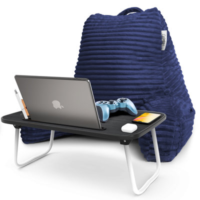Coussin de lecture Nestl avec bureau pour ordinateur portable