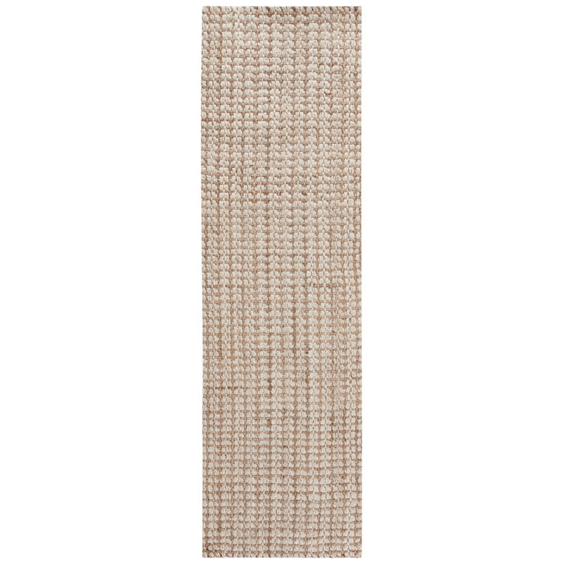 Crick Hand-Loomed Jute Indoor Rug, Runner 2'3" x 8'