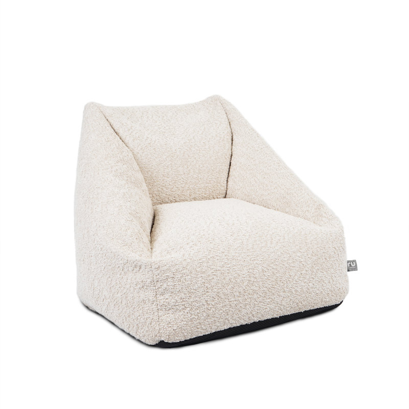rucomfy Beanbags Snug Kids Boucle Bean Bag Chair with Filling - Childrens Beanbag Seat Bedroom Furniture - Toddler Armchair Seat - 50 x 60 x 60cm