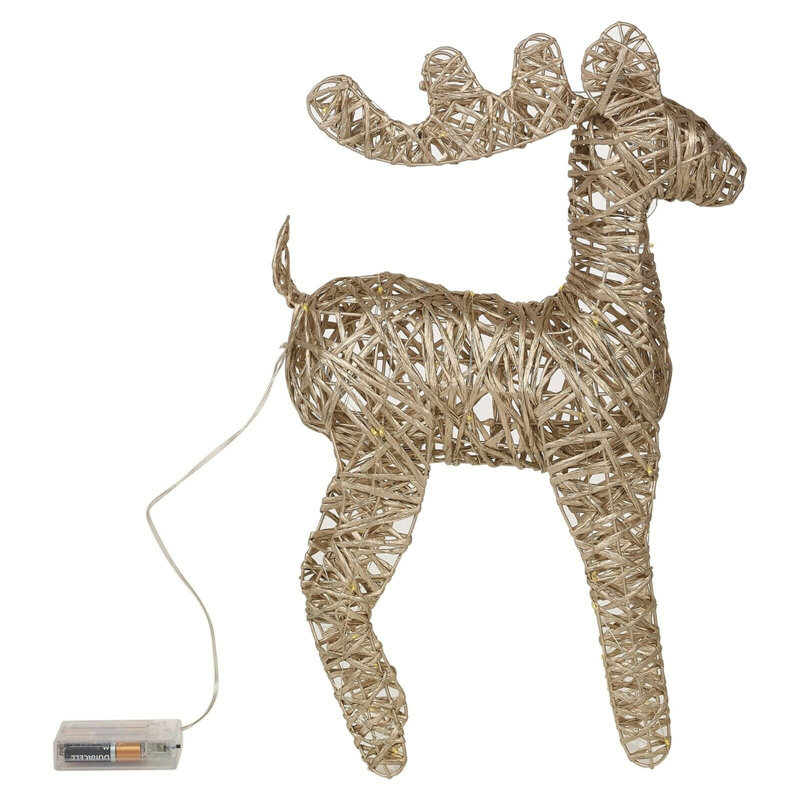 Christmas Decorative Accent, Metallic Gold, 60cm H x 15cm W x 36cm D