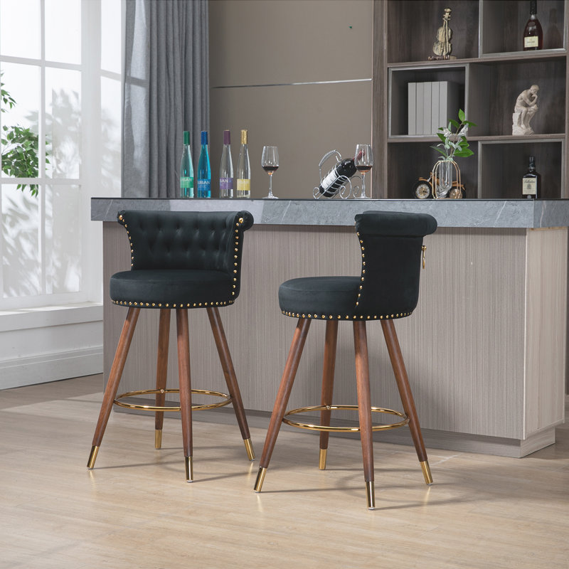 Tabouret 27,74 po Jaimarion, Noir, 2