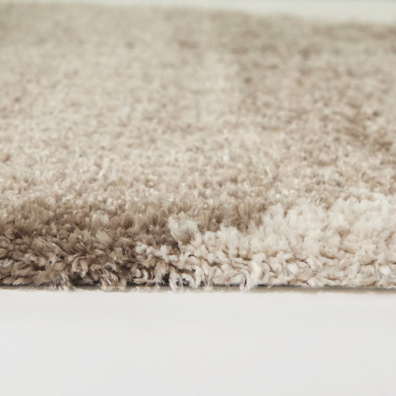 Tapis beige à motif géométrique abstrait Atherstone, Rectangle 5 pi 3 po x 7 pi