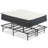 Perdido 9" Medium Firm Memory foam PillowTop Hybrid Mattress w/ Gray Upholstered 13" Platform Bed-82752583