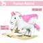 Kara Kids Rocking Horse Toy Plush Unicorn Rocker Seat for 1.5-3 Years
