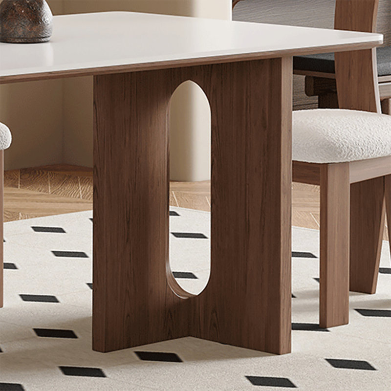 Ensemble de salle à manger moderne Mid-Century, H 29,5 po x L 62,9 po x l 31,4 po
