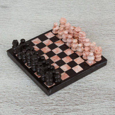Jeu d'échecs noir Tia