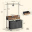 Plastic Laundry Cart with Wheels