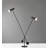 Bond 72.5'' Black Task Floor Lamp